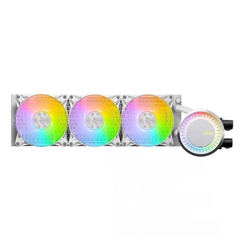 Жидкостная система охлаждения MSI MAG CORELIQUID E360 белый 3x ARGb Fan, ARGb Block, Color Box, Pallet packing