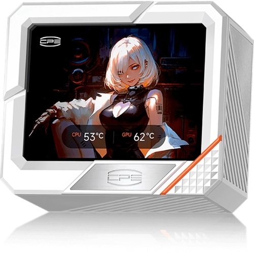 Система охлаждения PCCooler GT360 ARGb Display WH (310W, 360мм, LED temp., белый, ARGb/Fans: 3x120мм, 99CFM, 41.5dBA, 3000RPM/Pump 15dBA, 2600RPM, Rad thickness 27мм/S: 1851, 1700, 1200, 115X, AM5, AM4)