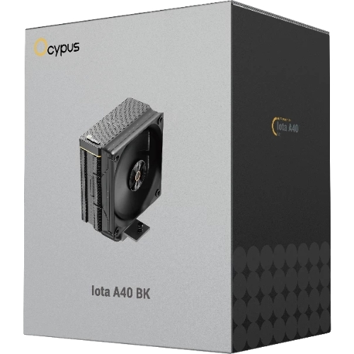 Кулер Ocypus Iota A40 BK Black Iota-A40-BK черный 120мм алюминий+медь 2000rpm 29db 4-pin 220W 156мм