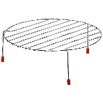 Встраиваемая микроволновая печь Krona ESSEN 60 WH DOTS белый, 31 л, 1000 Вт, переключатели - сенсор