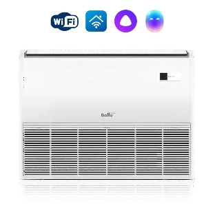Внутренний блок напольно-потолочной сплит-системы Ballu BLC_CF/in-18HN1_21Y 18000 BTU, 55 м², 32 дБ, охлаждение, обогрев, осушение, белый