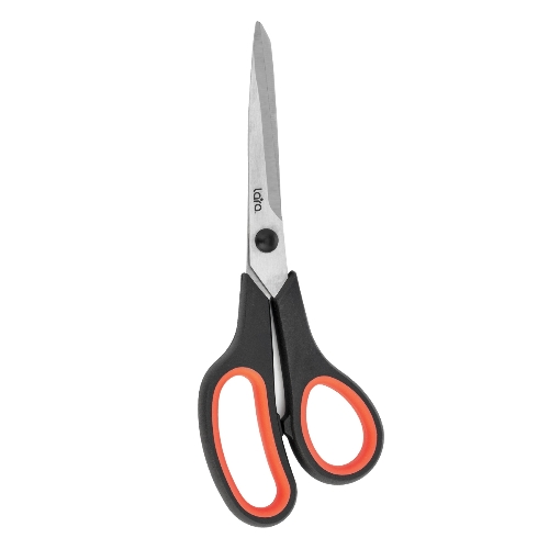 Ножницы LARA LR05-90 BLISTER 21,5 см, прорезиненные ручки, сверхострая заточка, нержавеющая сталь 2CR14