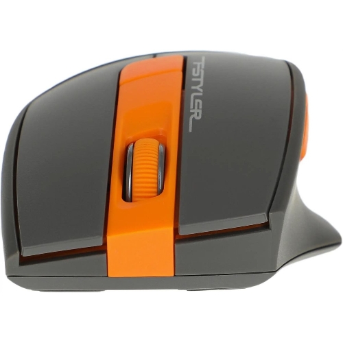 Мышь беспроводная A4Tech Fstyler FG30S серый/оранжевый, 2000 dpi, радиоканал, USB, кнопки - 6