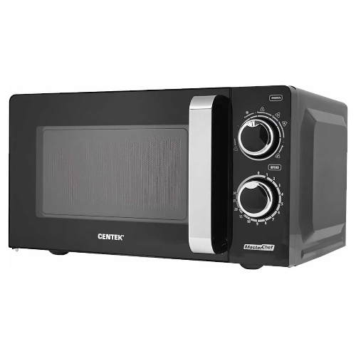 Микроволновая печь Centek CT-1575 черный, 20 л, 700 Вт, переключатели - поворотный механизм