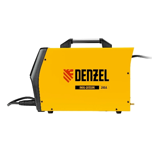 Аппарат инвертор. полуавтомат. cварки Denzel IMIG-205SDR, 200 А, ПВ 60%, катушка 5 кг