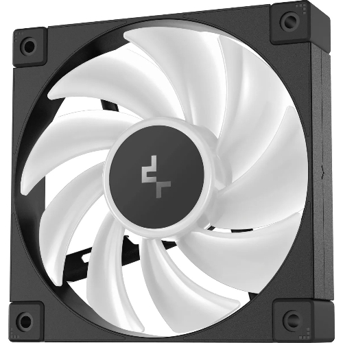 Вентилятор для корпуса DEEPCOOL FD12 черный, 120 мм, 2050 об/мин, 26.9 дБ, 4 pin