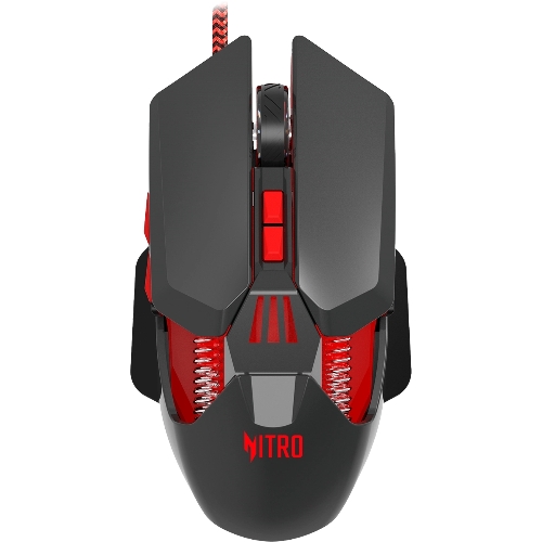 Мышь проводная Acer Nitro OMW302 черный, 7200 dpi, USB, кнопки - 7