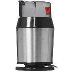 Кофемолка Centek CT-1362 (сталь) 200Вт, 60гр, стальн стакан, стальн чаша, прозрачная крышка