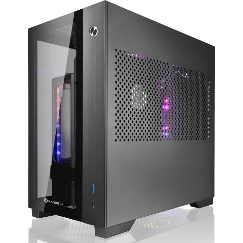 Компьютерный корпус Raijintek PAEAN MINI 0R20B00213 черный, Mini-ITX, for psu ATX PS/2, USB 3.0x2, USB 2.0x2, HD Audiox1
