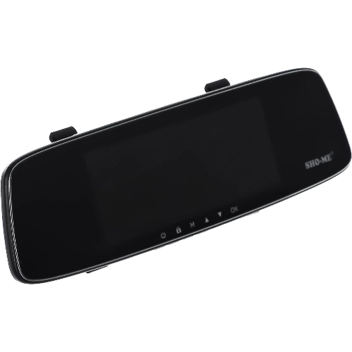 Видеорегистратор Sho-Me Combo Mirror WiFi Duo, 1920x1080, 7", с камерой заднего вида, GPS/ГЛОНАСС, Wi-Fi, G-сенсор, датчик движения, GPS-информатор