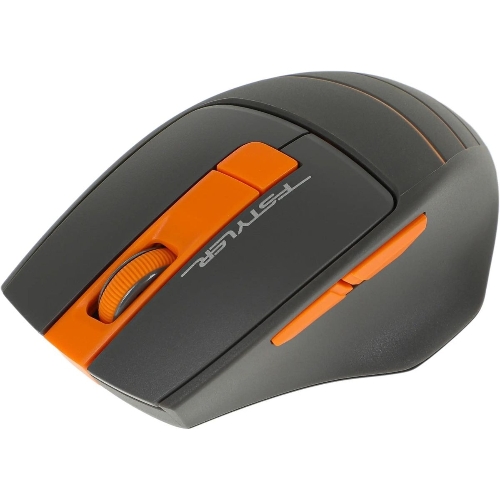 Мышь беспроводная A4Tech Fstyler FG30S серый/оранжевый, 2000 dpi, радиоканал, USB, кнопки - 6