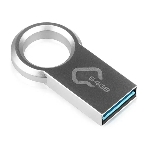 Флешка USB QUMO 64Gb Ring USB 3.0 цвет корпуса металлик(QM64GUD3-Ring)