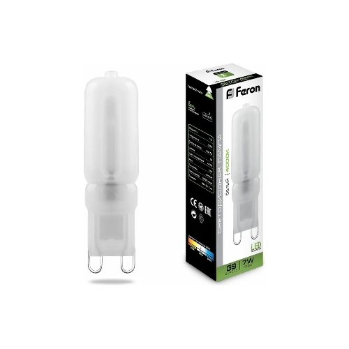 Лампа светодиодная Feron LB-431 7W 230V G9 4000K