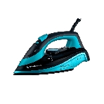 Утюг BRAYER BR4019 голубой/черный, 2400 Вт, 25 г/мин, 140 г/мин, 320 мл
