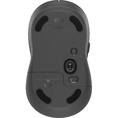 Мышь беспроводная Logitech M650 графитовый, 4000 dpi, радиоканал, Bluetooth, USB, кнопки - 5
