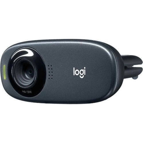 Веб-камера Logitech C310 HD 1280x720, 30 кадр/с, USB Type-A, микрофон (шумоподавление), автоосвещение, универсальное крепление