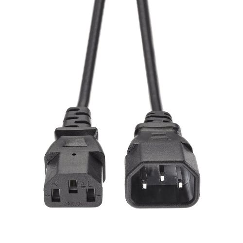 Кабель монитор - компьютер 1.8 м 220V (UPS -> устройство) VDE 3Gx0.5мм QUST(Aopen) ACE001-1.8м