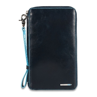Мультипортмоне Piquadro Blue Square PP3246B2/BLU2 синий натур.кожа