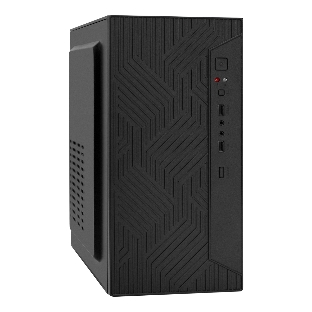 Компьютерный корпус Minitower ExeGate BAA-303M-UNS450 (mATX, БП UNS450 с вент. 12см, 2*USB, HD Audio, черный)