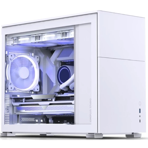 Компьютерный корпусMini-Tower/ Case JONSBO D31 STD, Mini-Tower, TG, no fan, 1xUSB-A 3.2 + 1xUSB-C 3.2, mATX, mDTX, mITX белый