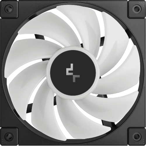 Вентилятор для корпуса DEEPCOOL FD12 черный, 120 мм, 2050 об/мин, 26.9 дБ, 4 pin