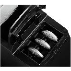 Мясорубка электрическая Bosch MFW68660 черный, 2200 Вт, 4.3 кг/мин, реверс, защита от перегрузки, металлический лоток, насадки - 10