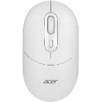Мышь беспроводная Acer OMR301 белый, 1600 dpi, радиоканал, Bluetooth, USB, кнопки - 4