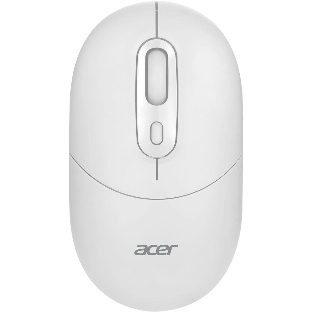 Мышь беспроводная Acer OMR301 белый, 1600 dpi, радиоканал, Bluetooth, USB, кнопки - 4