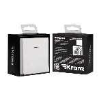 Выключатель Kranz STRONG 1 кл с подсветкой 10А с/у жемчуг