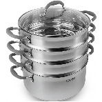 Пароварка Rondell RDS-1103 26 см. 3 перфорированных уровня (5,5 л - нижний ярус)