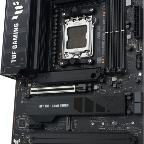 Материнская плата ASUS TUF GAMING X870E-PLUS WIFI7, AM5, AMD X870E, 4xDDR5, 4xSATA, 4xM.2, 1xPCIe 5.0 x16, 1xPCIe 4.0 x4, 1xPCIe 3.0 x1, 1xHDMI, 1x2.5Gb LAN, Wi-Fi 7, Bluetooth 5.4, 2xUSB-C 40Gbps, 3xUSB-A 10Gbps, 4xUSB-A 5Gbps, 4xUSB-A 2.0, 3x3.5 мм, 7.1, ATX