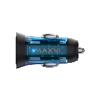 Автомобильное зарядное устройство Maxvi CCM-MS603PD 43W 6A (USB + Type-C, QC3.0 PD3.0) черный
