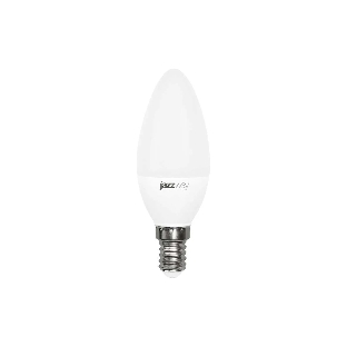 Лампа светодиодная JazzWay PLED-ECO-C37 5Вт свеча 3000К теплый белый E14 400лм 220-240В