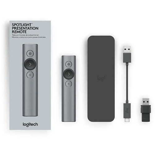 Презентер Logitech Spotlight R-R0011 серый, Bluetooth, кнопки - 3