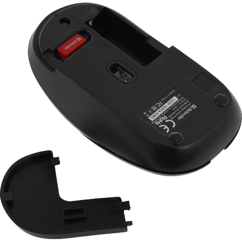 Мышь беспроводная Defender Wave MM-995 серебристый, 1600 dpi, радиоканал, USB, кнопки - 4