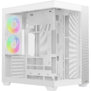 Корпус Ocypus Delta C74 ARGB White, Midi-Tower, белый, 2 x 120 мм