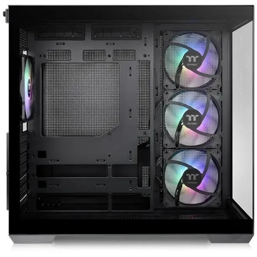 Компьютерный корпус Thermaltake View 380 TG ARGb черный без БП ATX 6x120мм 2x140мм 1x200мм 2xUSB3.0 audio bott PSU