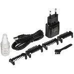 Машинка для стрижки Polaris PHC 0202R черный/серебристый