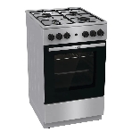 Плита газовая Gorenje GGI5A21XJ серебристый, конфорок 4 газовых, духовка 61 л, 50 см x 85 см x 59.4 см