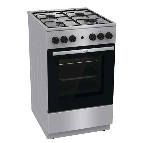 Плита газовая Gorenje GGI5A21XJ серебристый, конфорок 4 газовых, духовка 61 л, 50 см x 85 см x 59.4 см