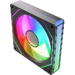 Вентилятор для корпуса Bloody CF-11 LCD ARGb 120х120x25 черный 4-pin 32дБ (упак.:1шт) (CF-11-ARGb120-BK) Ret