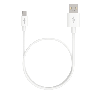 Кабель Maxvi MC-01 plus white USB-A - microUSB, 2A ток макс. нагрузки 2А, макс. напряжение 5V; стандарт USB 2.0; длина 1.2м, материал PVC, белый