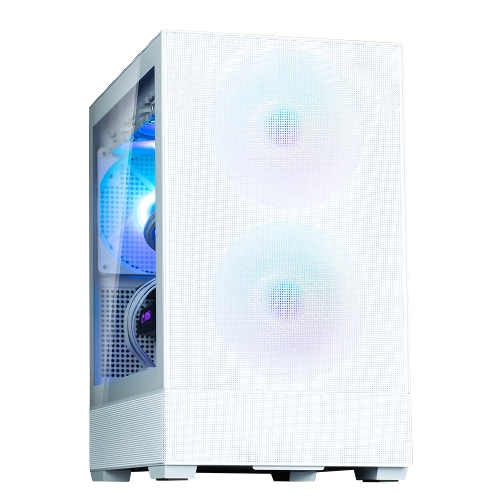 Компьютерный корпус ZALMAN P30 AIR, MATX, белый, WINDOW, 2xCombo (3.5'' or 2.5''), 3x2.5