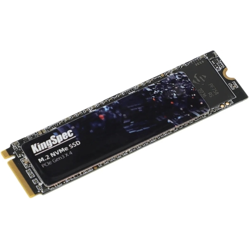 Накопитель SSD KingSpec NE-512, 512Gb, M.2 2280, PCIe 3.0 x4, NVMe, R/W 2400/1700
