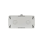 Розетка EKF Мурманск EFR16-129-30-54 2-местная 16А с заземлением с крышкой IP54 серый с защитными шторками