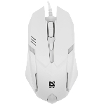 Комплект клавиатура+мышь Defender Motion C-977 проводной, USB, 1600 DPI, белый