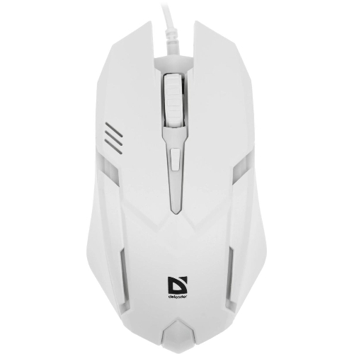 Комплект клавиатура+мышь Defender Motion C-977 проводной, USB, 1600 DPI, белый