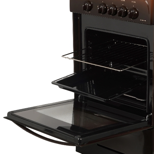 Плита газовая Gefest CG 50М02 К83 коричневый, конфорок 4 шт, духовка 42 л, 50 см x 85 см x 53 см