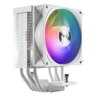 Кулер PCCooler R400 ARGb белый 92мм алюминий+медь 2200rpm 30db 4-pin 180W 133мм