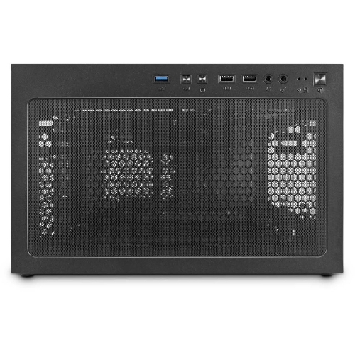 Компьютерный корпус 1STPLAYER FIREBASE X3-M Black, mATX, TG, 4x120мм LED fans inc.